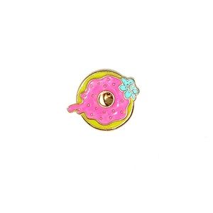 Pink donut pin